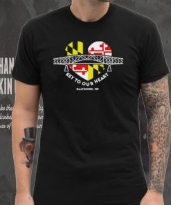 Baltimore Francis Scott Key Bridge to our heart 2024 shirt