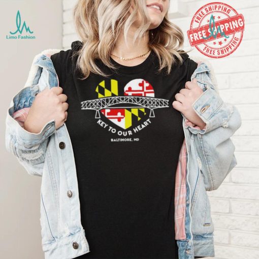 Baltimore Francis Scott Key Bridge to our heart 2024 shirt