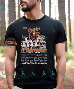 Baltimore Orioles 70th Anniversary Unisex T Shirt