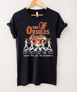 Baltimore Orioles Baseball Team Player Go On The Road Signature T Shirt