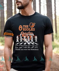 Baltimore Orioles Signature Thank You For The Memories Unisex T Shirt