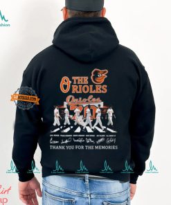 Baltimore Orioles Signature Thank You For The Memories Unisex T Shirt