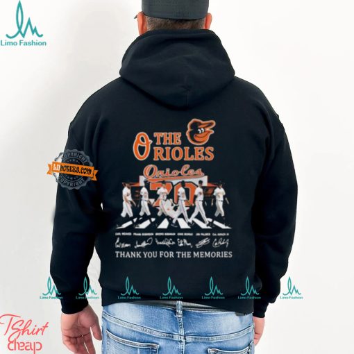 Baltimore Orioles Signature Thank You For The Memories Unisex T Shirt