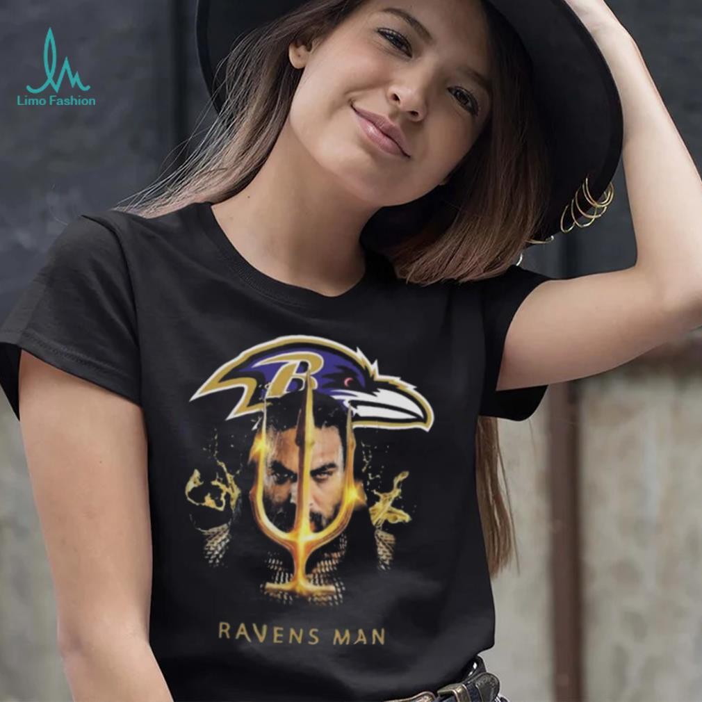 Baltimore Ravens Ravens Man x Aquaman 2024 T Shirt Baltimore Ravens Ravens Man x Aquaman 2024 T Shirt