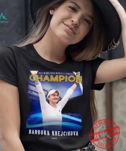 Barbora Krejčíková 2024 Wimbledon Women’s Singles Champion shirt