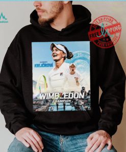 Barbora Krejčíková Women’s Singles Wimbledon Champion 2024 shirt