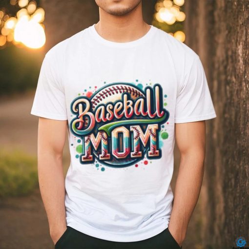 Baseball Mom Women’s Contoured T Shirt