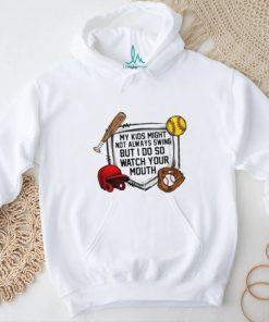 Baseball and softball watch your mouth T shirt