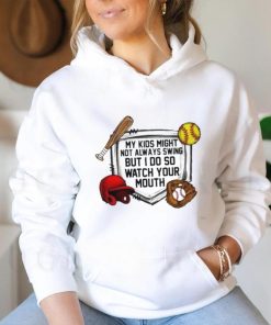 Baseball and softball watch your mouth T shirt