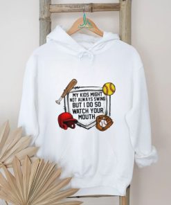 Baseball and softball watch your mouth T shirt
