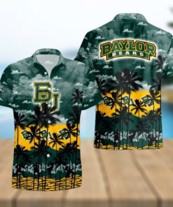 Baylor Bears Palms Tree Hawaiian Shirt