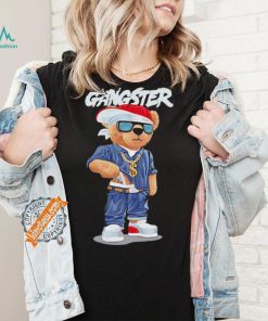 Bear with gun gangster shirt