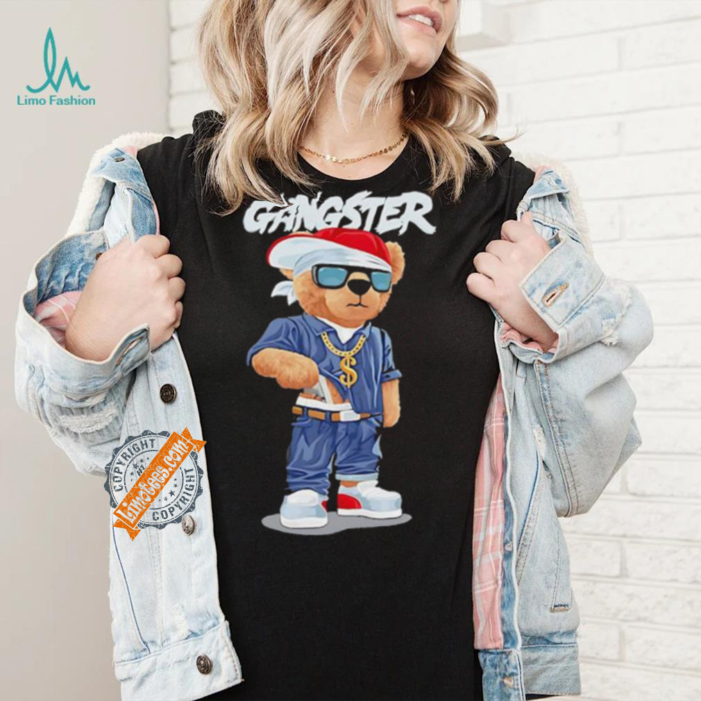 Bear with gun gangster shirt Bear with gun gangster shirt