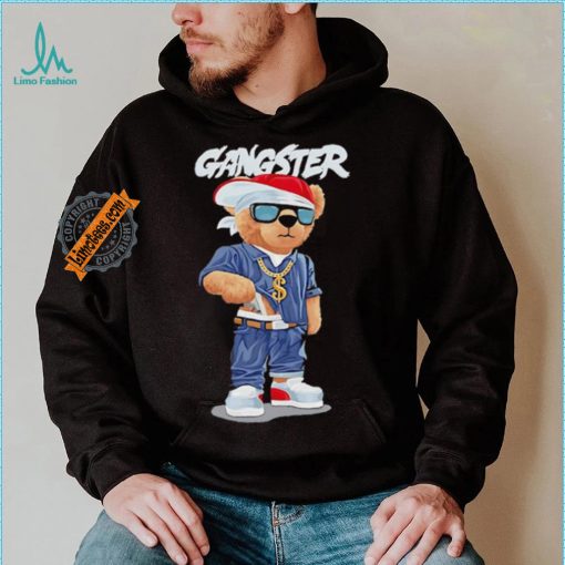 Bear with gun gangster shirt