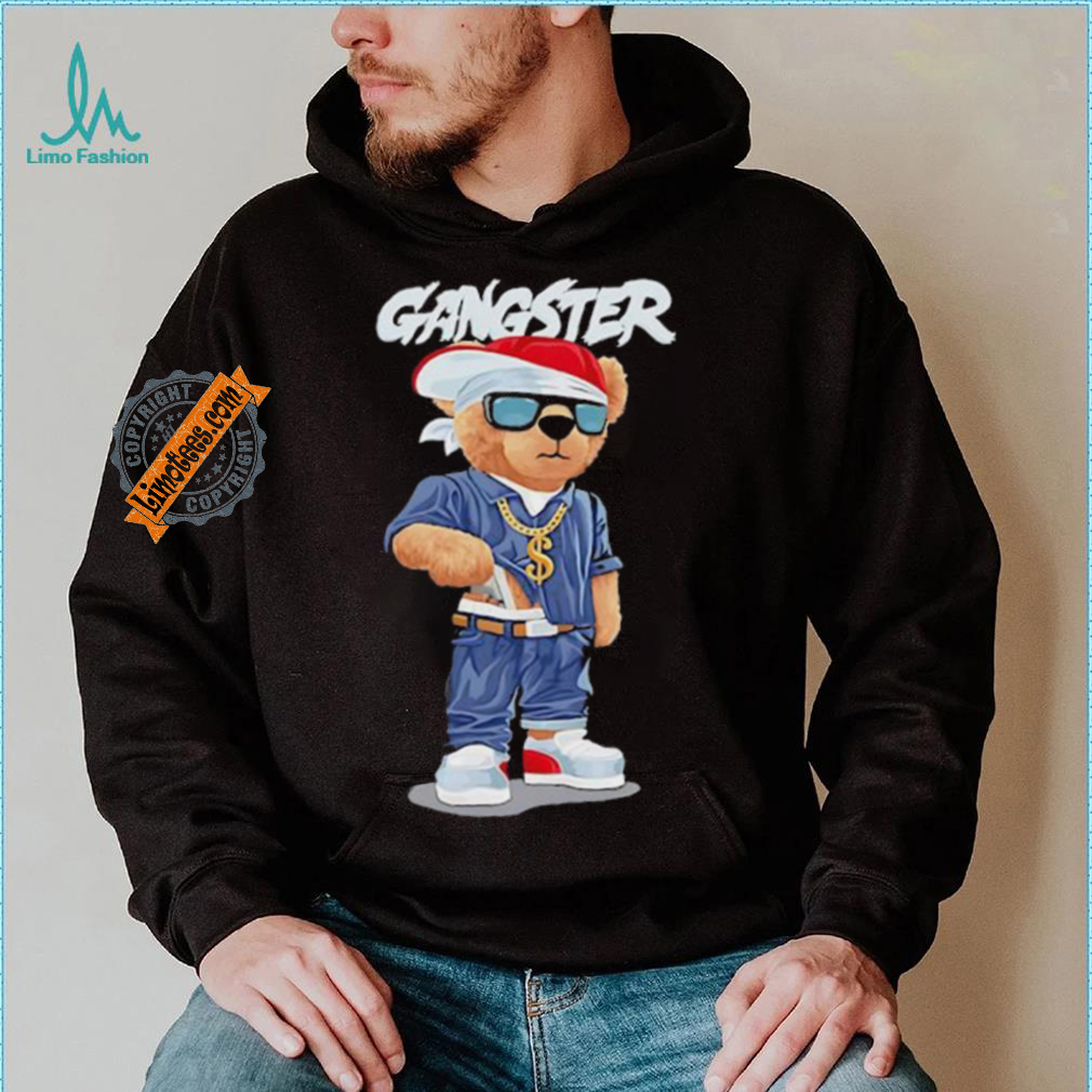 Bear with gun gangster shirt Bear with gun gangster shirt