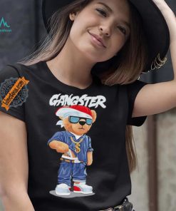Bear with gun gangster shirt