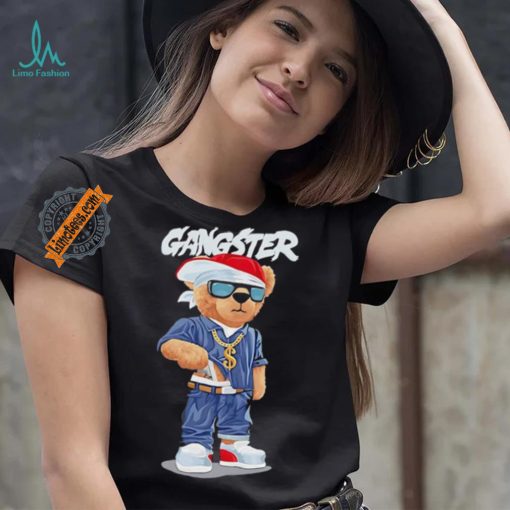 Bear with gun gangster shirt