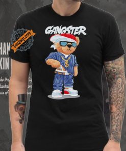 Bear with gun gangster shirt