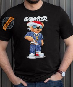Bear with gun gangster shirt
