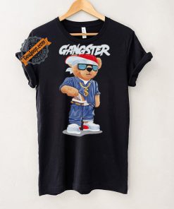 Bear with gun gangster shirt