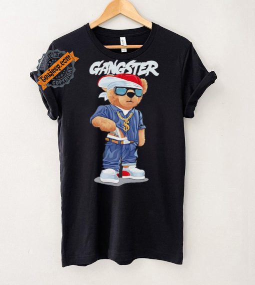 Bear with gun gangster shirt