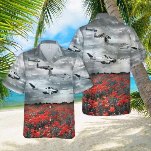 Beech AT 10 Wichita World War II Hawaiian Shirt