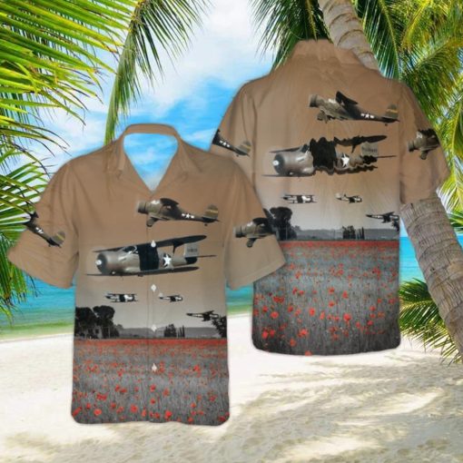 Beech UC 43 Traveler World War II Hawaiian Shirt