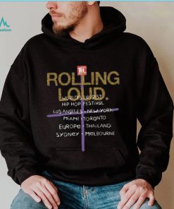 Best Rolling loud europe tour 2024 vienna ebreichsdorf racind on 5 7 july world tour dept vintage black reverse merch shirt