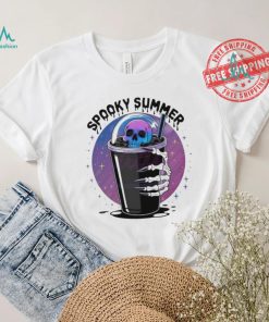 Best Spooky summer skeleton drink shirt