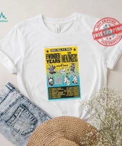 Best The wonder years & the menzingers 2024 fall us tour shirt