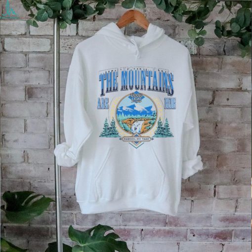 Big Cat Coors X Pmt The Mountains Are Blue Shirt Unisex T Shirt