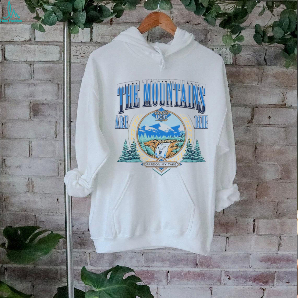Big Cat Coors X Pmt The Mountains Are Blue Shirt Unisex T Shirt Big Cat Coors X Pmt The Mountains Are Blue Shirt Unisex T Shirt
