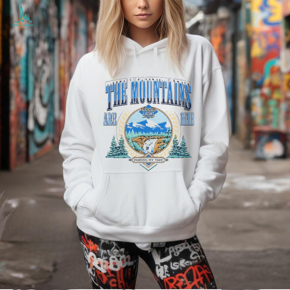 Big Cat Coors X Pmt The Mountains Are Blue Shirt Unisex T Shirt Big Cat Coors X Pmt The Mountains Are Blue Shirt Unisex T Shirt