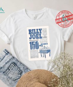 Billy Joel The Final Show At MSG In New York NY On July 25 2024 Poster shirt