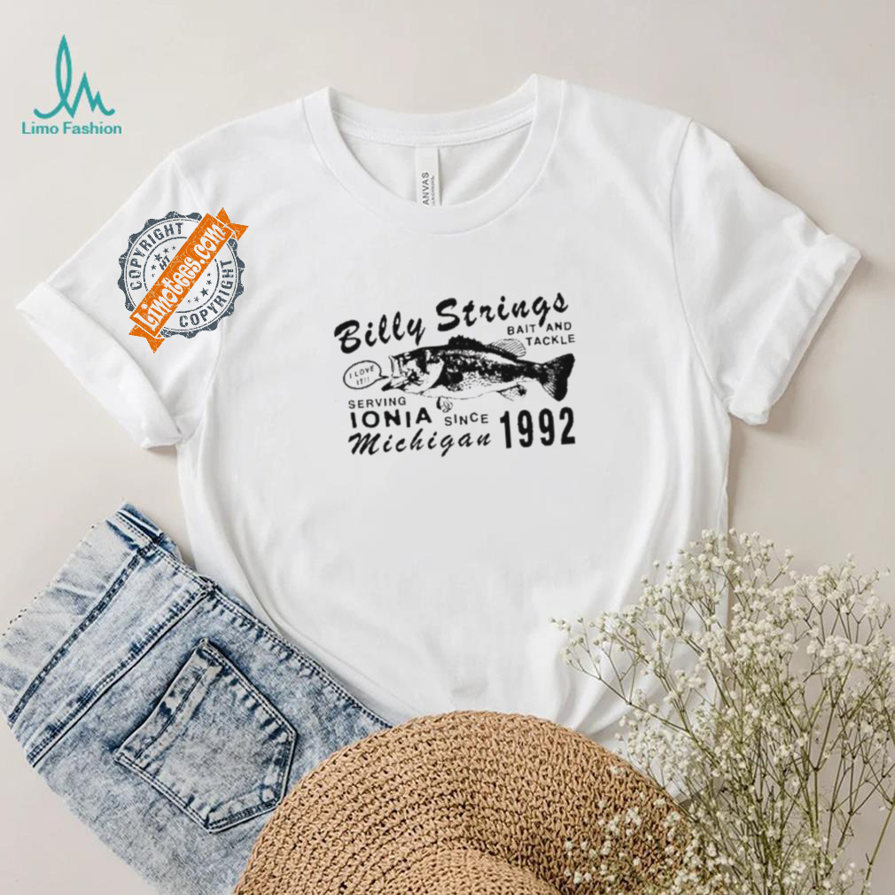 Billy Strings 2024 Fish Bait & Tackle Serving Ionia Michigan Since 1992 Shirt Billy Strings 2024 Fish Bait & Tackle Serving Ionia Michigan Since 1992 Shirt