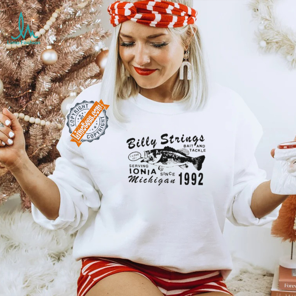 Billy Strings 2024 Fish Bait & Tackle Serving Ionia Michigan Since 1992 Shirt Billy Strings 2024 Fish Bait & Tackle Serving Ionia Michigan Since 1992 Shirt
