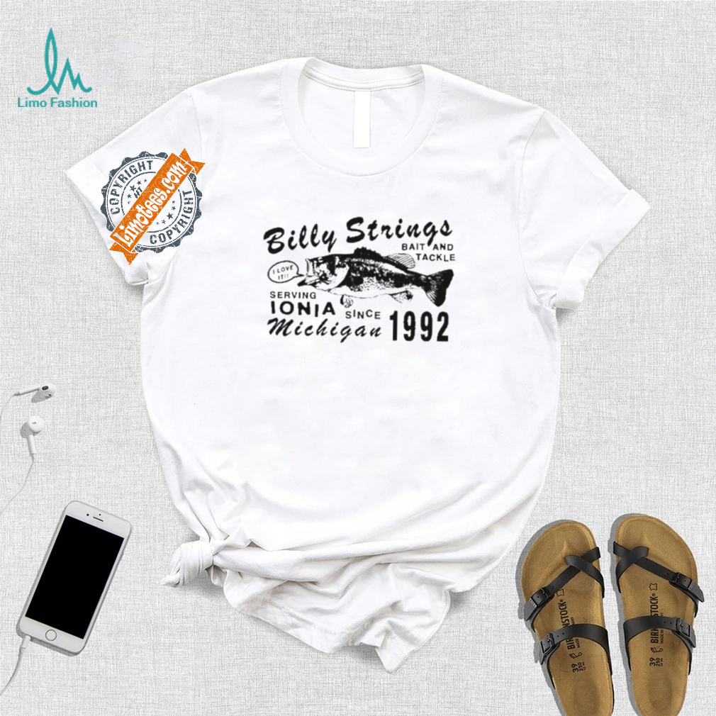 Billy Strings 2024 Fish Bait & Tackle Serving Ionia Michigan Since 1992 Shirt Billy Strings 2024 Fish Bait & Tackle Serving Ionia Michigan Since 1992 Shirt