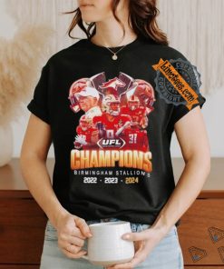 Birmingham Stallions UFL champions 2022 2023 2024 shirt