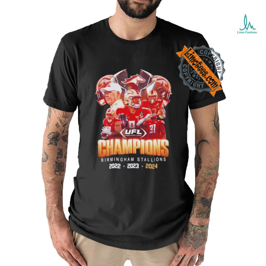 Birmingham Stallions UFL champions 2022 2023 2024 shirt Birmingham Stallions UFL champions 2022 2023 2024 shirt