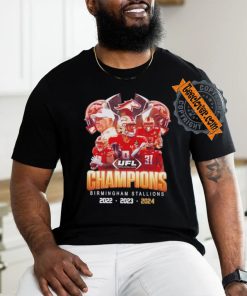 Birmingham Stallions UFL champions 2022 2023 2024 shirt