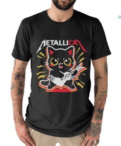 Black Cat Metal Band T Shirt