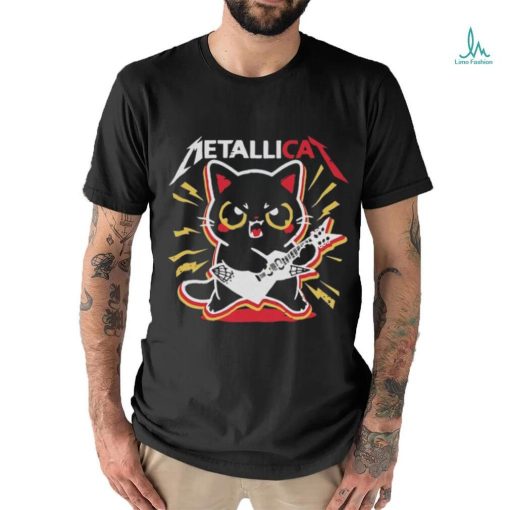 Black Cat Metal Band T Shirt