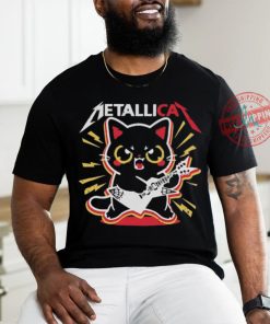 Black Cat Metal Band T Shirt