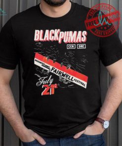 Black Pumas 2024 FairWell Festival Shirt