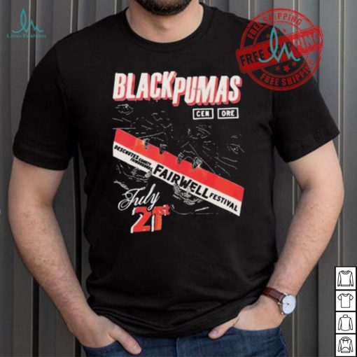 Black Pumas 2024 FairWell Festival Shirt