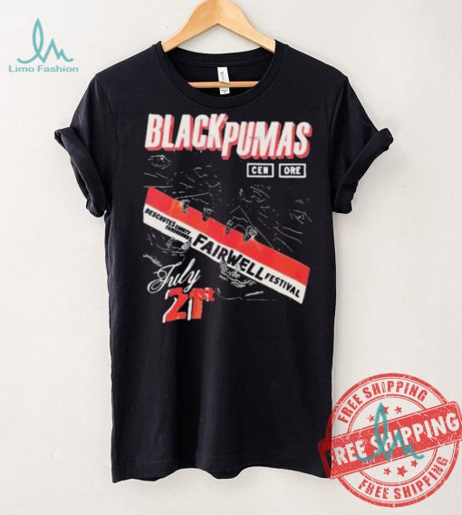 Black Pumas 2024 FairWell Festival Shirt