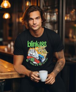 Blink 182 08 07 2024 fresno save mart center T shirt