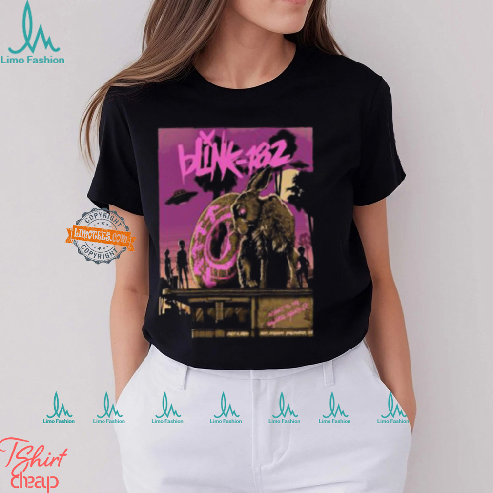 Blink 182 City Merch At Sofi Stadium In Inglewood CA With The Rams Artwork 2024 Unisex T Shirt Blink 182 City Merch At Sofi Stadium In Inglewood CA With The Rams Artwork 2024 Unisex T Shirt