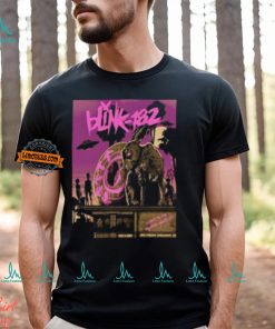 Blink 182 City Merch At Sofi Stadium In Inglewood CA With The Rams Artwork 2024 Unisex T Shirt, hoodie, sweater, long sleeve and tank top Blink 182 City Merch At Sofi Stadium In Inglewood CA With The Rams Artwork 2024 Unisex T Shirt