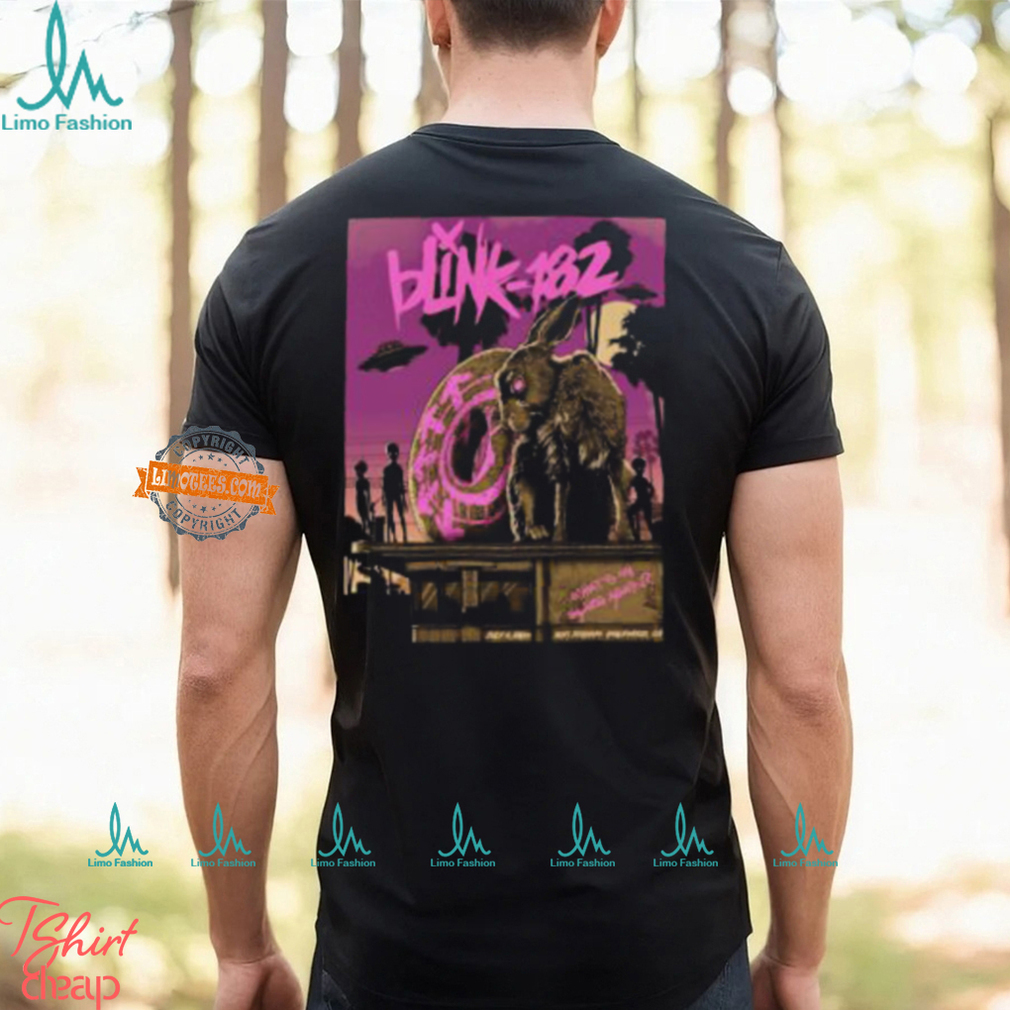 Blink 182 City Merch At Sofi Stadium In Inglewood CA With The Rams Artwork 2024 Unisex T Shirt Blink 182 City Merch At Sofi Stadium In Inglewood CA With The Rams Artwork 2024 Unisex T Shirt